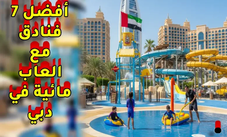 أفضل 7 فنادق مع العاب مائية في دبي
